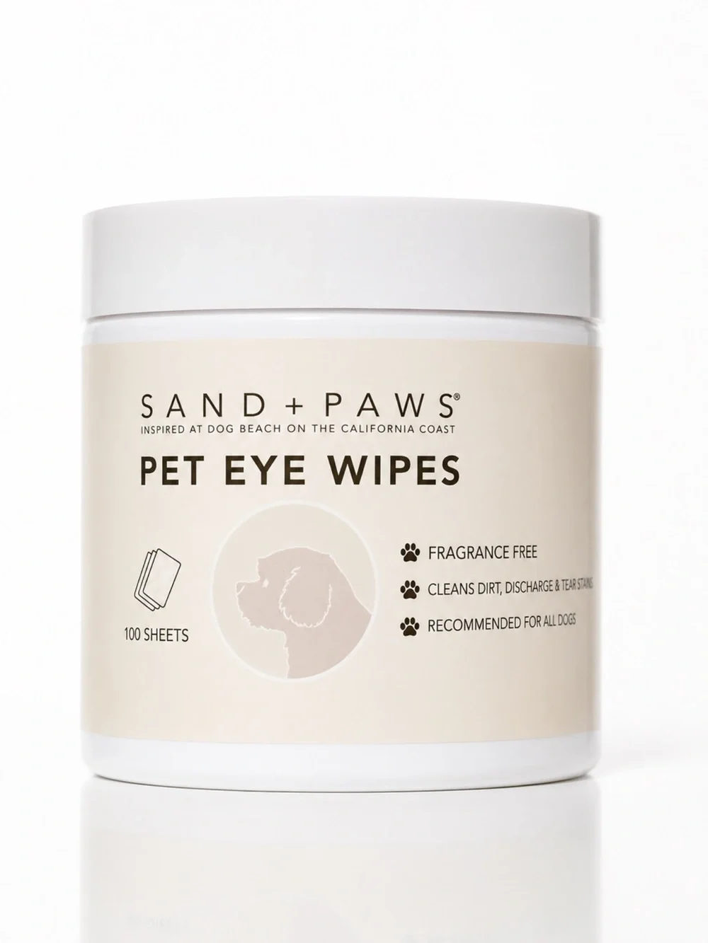 SAND + PAWS Pet Eye Wipes
